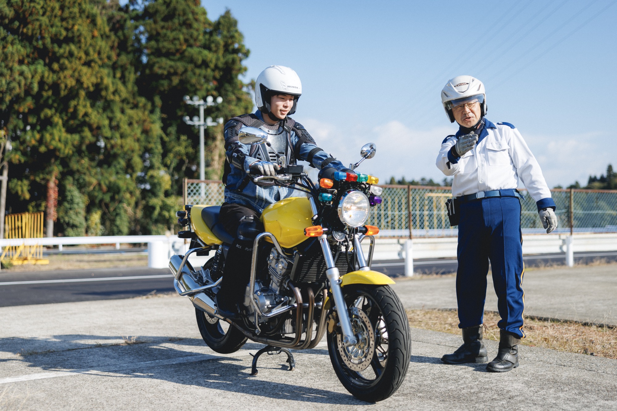 自動二輪教習イメージ